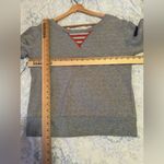 Miss Me  Sweater‎ Women's medium Gray Pullover Outdoor Casual Open Back Adult Photo 4