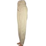 H&M NWT Cream High Rise Straight Leg Chino Pockets Casual Ankle Jeans Size 10 Photo 1