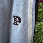 PINK - Victoria's Secret VS PINK Collegiate Grey, Striped Logo Sweatpant Joggers Plus Size XXL Photo 3