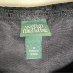 Wild Fable  Crop Top Womens S Black Crushed Velvet Stretch Y2K Retro Goth Photo 2