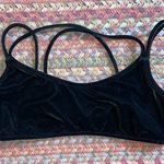 PINK - Victoria's Secret VICTORIAS SECRET PINK BLACK VELVET STRAPPY CROSSBACK BRALETTE Photo 0