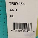 Trina Turk ππ Sports Athletic Racerback Tank Top with Built in Bra Aqua XL NWT Photo 9