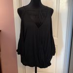 Venus  Black Cold Shoulder Top Photo 4