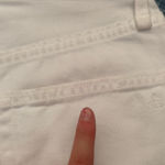 Rag and Bone  White Denim Zipper Distressed Mini Skirt in Size 24 Photo 10