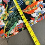 C&C California  Linen Blend Tropical Maxi Dress Caftan Coverup. Size Medium. Photo 11