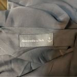 Abercrombie & Fitch  Bias Cut Mermaid Slip Maxi Dress Black Size Small Photo 5