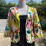 Milly Fabulous Colorful Original of New York Floral Blazer Jacket 6 Photo 8