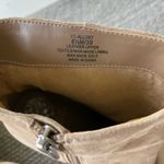 Vince Camuto  Allost Tan Taupe Genuine Suede Leather Heeled Boots Size 8.5 Photo 10