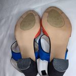 Eloquii  Women's Blue and Orange Sandals Photo 8