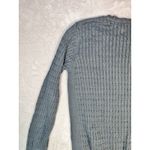 Pact Gray Cable Knit Sweater Women’s M Organic Cotton Pullover Boxy Tunic Size M Photo 7