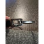 Vintage Silver Hinged Bangle Bracelet With Purple & White Floral Inlay Design Photo 3