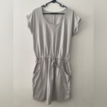 The North Face  Striped Blouson Dress Womens Size S/P Waist Tie Short‎ Sleeve Photo 5