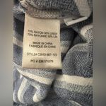 Cloth & Stone Anthropologie  Linen Blend Pants Wide Leg Pull On Split Hem Large Photo 4