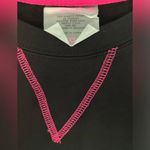 Terez New  New Yorker cozy cozy sweatshirt / long sleeve tee XS black & pink Photo 2