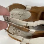 Anthropologie  Miss Albright Leather Bow Wooden Heel Sandals Size 9.5 Photo 6