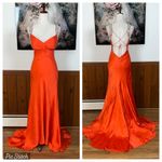 Jovani Stunning  Orange Silk Prom/Pageant Gown! Photo 1