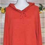 Southern Stitch  Ladies Red Hooded Bell Sleeves Pullover Sweatshirt Dress Size XL Photo 3