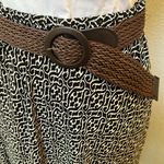 Ny Collection Chiffon Lined Belted Maxi Skirt Size Petite Medium Photo 6