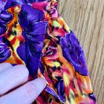 Label Noir Vintage Purple Floral Tropical Baggy Shorts Womens Medium Photo 3