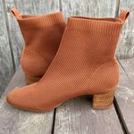 Joie  Chestnut Brown Neely Heeled Soft Ankle Sock Boots Size 8 Photo 3