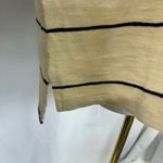 Lou & grey  Striped 3/4 Sleeve Top Womens XS Barely‎ Beige Top Relaxed New Photo 3