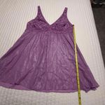 Soma  Purple Lingerie Babydoll Slip Nightie Lace Mesh & Chiffon XXL Photo 1