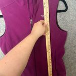 The North Face  Woman Size XS Purple Fleece Vest Full Zip Fushia Photo 4