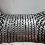 Mango MNG Etched Cuff Bracelet African Indian Gladiator Boho Statement Piece Photo 5