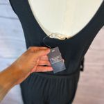 Abercrombie & Fitch NWT  Black Jogger-Leg Jumpsuit Size M Sleeveless Relaxed Fit Photo 4
