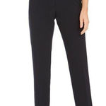 Calvin Klein  Womens Navy Blue Linen Blend Ankle Pants Size 4 Career Office NWT Photo 0