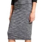 Athleta  Gray Midi Pencil Skirt work or casual Photo 0