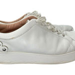 FitFlop  Rally Scallop White Leather Lace Up‎ Women's Sneakers Trainers Shoes 9 Photo 0