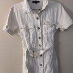 VICI White Denim Dress Photo 0