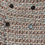 Adelyn Rae  Laurie Long Sleeve Tweed Mini Dress Orange Women’s XS Photo 4