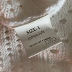 Dokotoo size large White Swimwear Cover Up Crochet Hollow Out Knit Beach Dress Photo 3