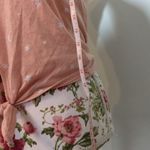 Alternative NWT Pink White Star Print Racerback Tank Top Shirt Photo 3