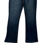 True Religion Becky Jeans Womens Size 32" Blue Bootcut Dark Wash Distressed Photo 9