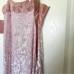 BHLDN  Dress Audrey Adele Sequin Mini Shift Beaded Bridal Pink M NWT Photo 11
