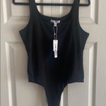 Steve Madden Steve‎ Madden black bodysuit size L new with tags snap bottom Photo 0