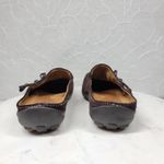 Vintage Naturalizer Natural Soul Fanner Suede Mules Womens 7 Brown Leather Bow Photo 6