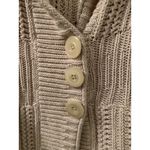 Eddie Bauer Womens Khaki 3/4 Sleeves Button Front Cardigan Sweater Size XL Photo 3