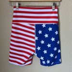 Beach Riot NWT  American flag biker shorts Photo 7