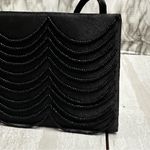 Victoria's Secret Black Beaded Clutch Romantic Goth Evening Party Sexy Classic Photo 1