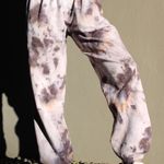 Black Tie Dye Sweatpants Size M Photo 0