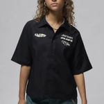 Jordan  motorcycle club Women's Woven Top Size M NEW Photo 0