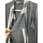 Eddie Bauer Light Gray & Charcoal Gray Long Sleeve Swing Cotton Blend Sweater XL Photo 4