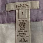 J.Crew Yellow Colorful Fleurette Linen Silk Blend Pencil Skirt Size 2 Photo 2