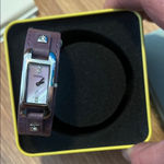Fossil  Amethyst Leather Strap Watch new Photo 0