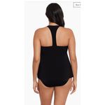 Miraclesuit Magicsuit Plus Size Taylor Racerback Tankini Top in Black, 16 Black Photo 1