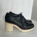 Camper Anouk Leather Platform Shoe Lug Sole Retro 39 Black Size 9 Photo 3